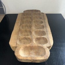 LBC A2 / AFRICAN GAME AFRICAN ART CRAFT AWALE / RAW WOOD 4.5KG!