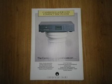  fiche CAMBRIDGE AUDIO