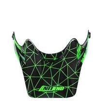 Visiere couleur noir/vert