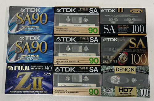 Lot tdk fuji zii denon - of,