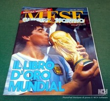 GUERIN SPORTIVO MONTH Year 2 No.7 Figures Mexico 86 World Gold Book July 1986