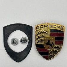 1995-2008 Porsche 911 Cayenne Hood Emblem Logo Badge 99355921100 OEM Used