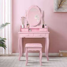 Table de maquillage rose