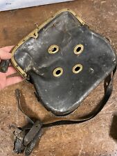 19th century Antique Gibecière Hunter's Bag Leather