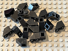 20 x LEGO black Slope Brick