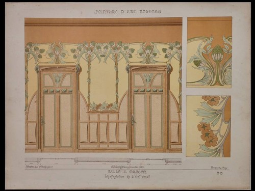Salle manger art nouveau - manger,,