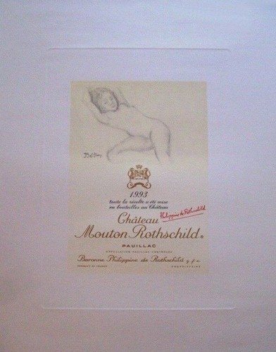 Lithographie originale chateau - lithographie,