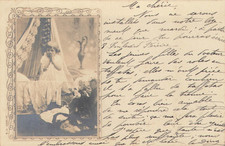 CP CADRE PETITE FILLE DANS