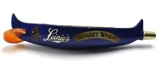 Leinie's Sunset Wheat Blue Canoe & Orange Beer Tap Handle