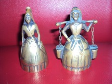 2 ANCIENNE CLOCHE DE TABLE