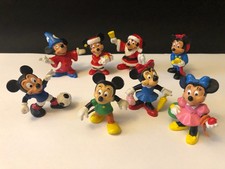 8 figurines Mickey Minnie