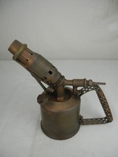 old soldering lamp torch FJ Paris antique tool french tool blowtorch