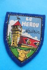 ECUSSON PATCH BELGIQUE HOTEL LE HEROU NADRIN