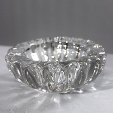 Crystal Ashtray by Pierre d'Avesn France Art Deco Period 1940s