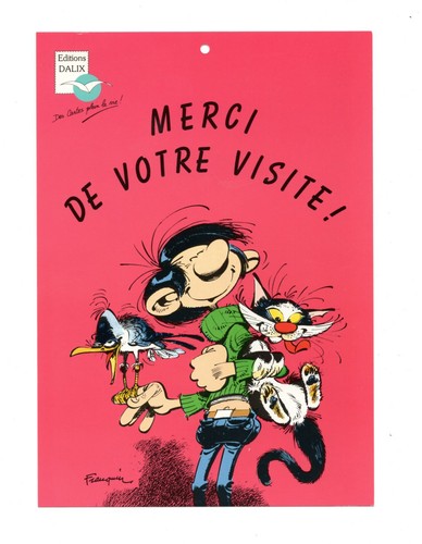 Gaston lagaffe carte horaires - gaston,