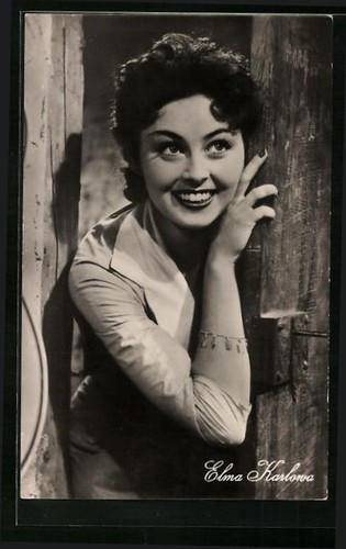 Carte postale actrice - carte,