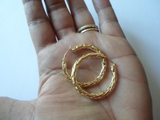 boucles d'oreilles en plaqué