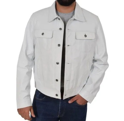 Veste camionneur blanche 100 - , %