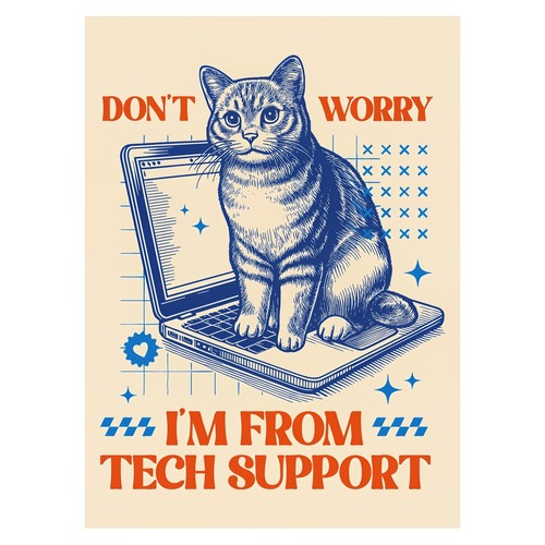 Affiche vintage support - vintage,