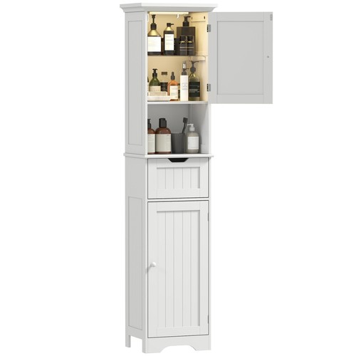 Homcom meuble colonne salle - meuble,