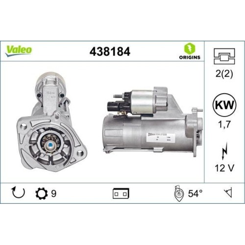 Démarreur valeo 438184 - valeo,
