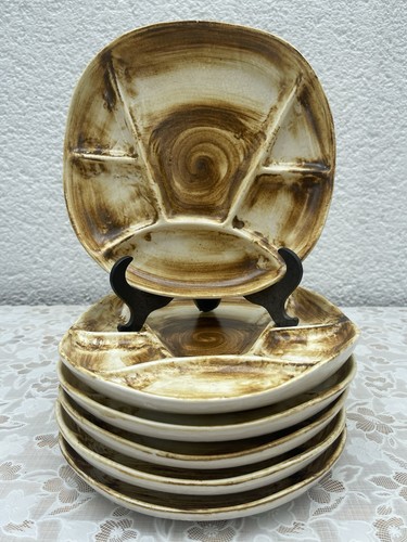 Assiettes fondue - 6, à