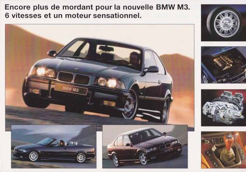 Catalogue feuillet bmw m3 - catalogue, /