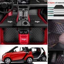 Fit For Smart Fortwo Forfour 2008-2020 Car Floor Mats Auto Pads Liners Carpets