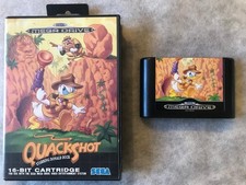 JEU SEGA MEGADRIVE QUACKSHOT DONALD DUCK  EN BOITE TESTE