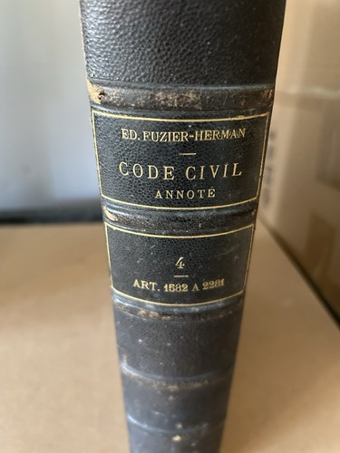 Code civil 1898 - code, 4
