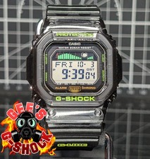 Casio G-Shock GLX-5600 Tide Moon Graph Black Green Summer Skeleton GLX-5600C-1