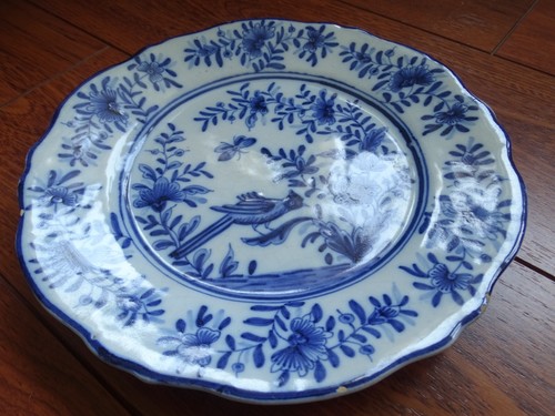Ancienne assiette faience - 1,