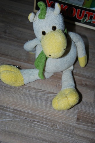 Doudou cheval poney beige - poney,