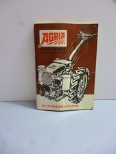 AGRIA Single Axle/Universal Machine Type 3800 D Original Operating Instructions 1/67