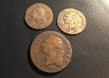 Lot 3 Monnaies LOUIS XVI