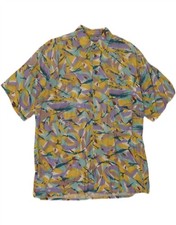 ANGELO LITRICO Mens Abstract Pattern Shirt Size 39/40 Medium Multicoloured CZ11