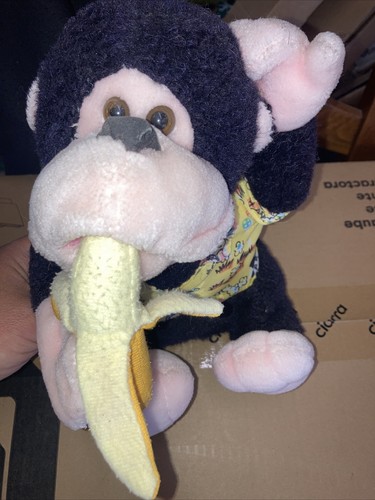 Doudou peluche singe - (n57),