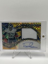 2020 Panini Select Prizm Derrick Henry Patch Auto /10 JUS-DHE Player Worn