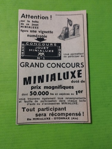 Publicite minialuxe grand - publicite,