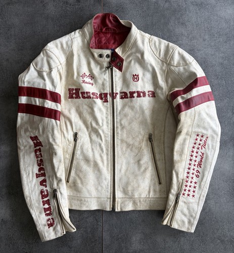 Blouson cuir moto - cuir, vintage