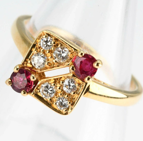 Bague carrée vintage