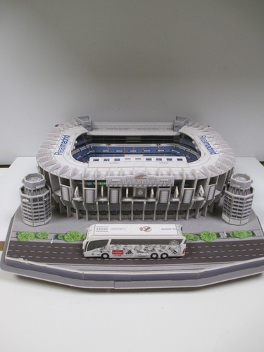 Maquette puzzle stade real - maquette, 3d