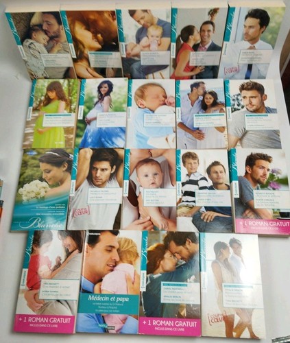 Lot livres harlequin - 19,