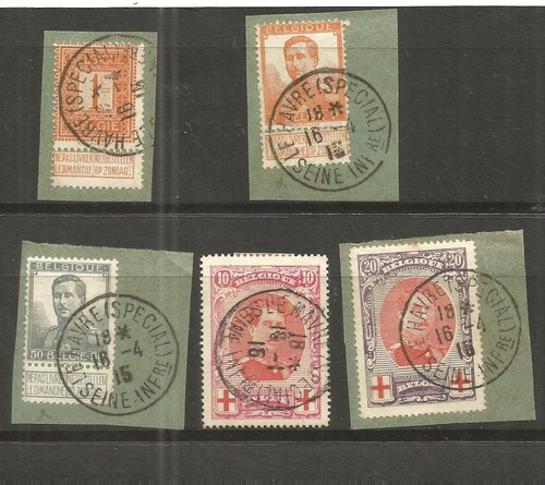 Timbres anciens belgique - anciens,
