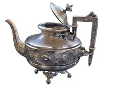 Théière argent métal