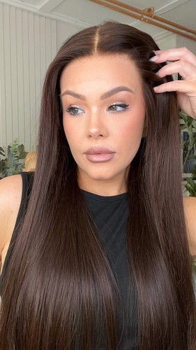Full lace dark brown - full,