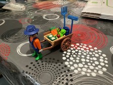 Playmobil fermier et charette