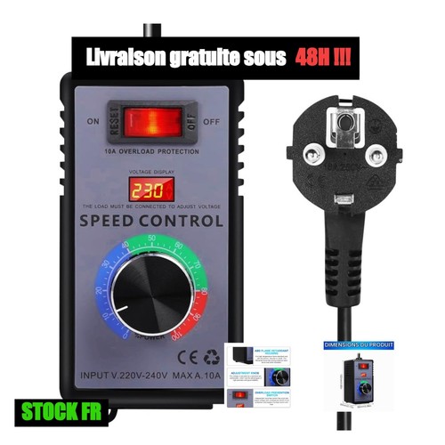 Variateur vitesse moteur - , 220v