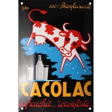 Plaque émaillée : CACOLAC.