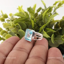 Bague Solitaire en Argent 925